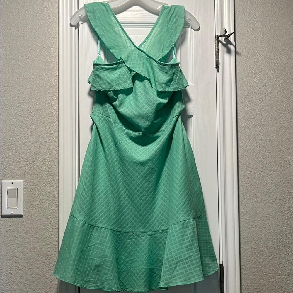 Banana Republic Green Halter Sundress Cocktail